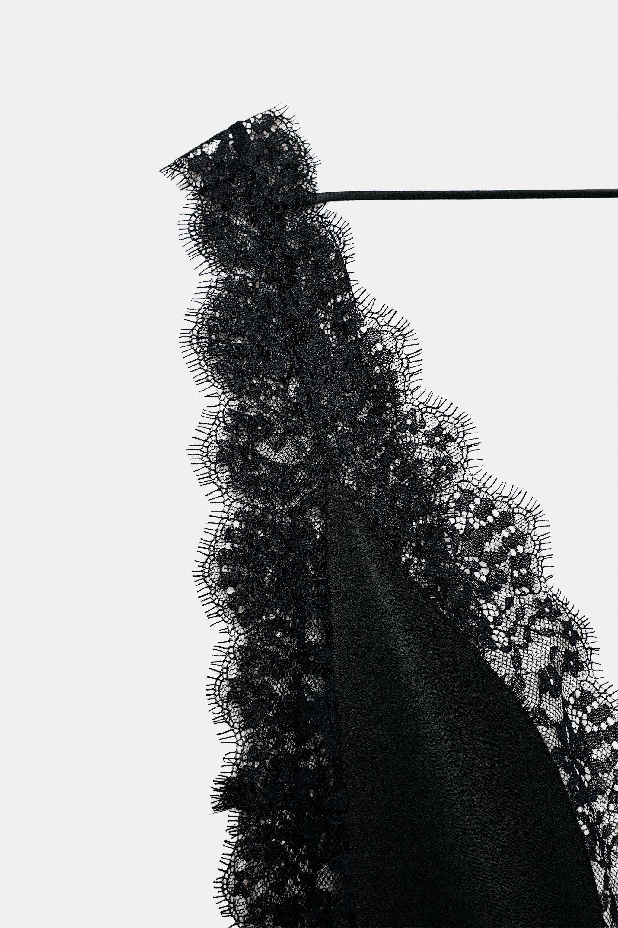 ROBE SATINÉE DENTELLE ZW COLLECTION LIMITED EDITION